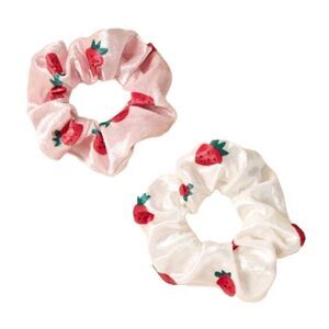 Strawberry 🍓 Print Scrunchies